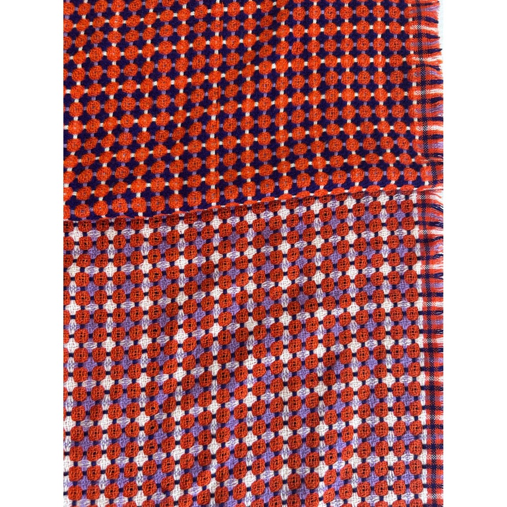 Echo Orange Navy Geometric Pattern Boho Festival … - image 7